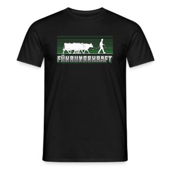 Führungskraft Kühe Landwirt Bauer Geschenkidee - Männer T-Shirt - Schwarz - Vorne - AI Model Male 178 light (178cm)