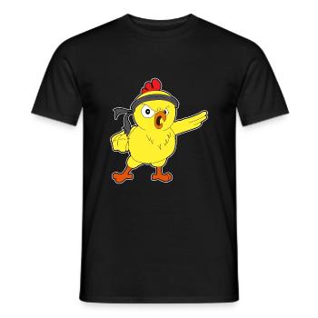 Karate Kücken! - Männer T-Shirt - Schwarz - Vorne - AI Model Male 178 light (178cm)