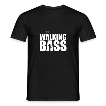 Bass Player Gift THE WALKING BASS Bassist cadeau - T-shirt homme - noir - Devant - AI Model Male 178 light (178cm)