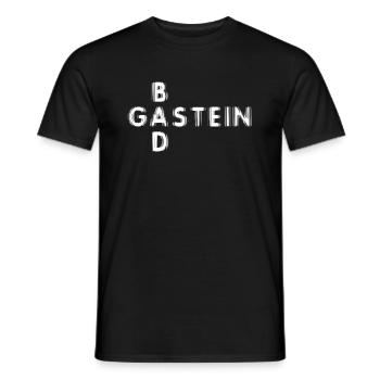Bad Gastein Schriftzug | Urlaub Gasteinertal - Männer T-Shirt - Schwarz - Vorne - AI Model Male 178 light (178cm)