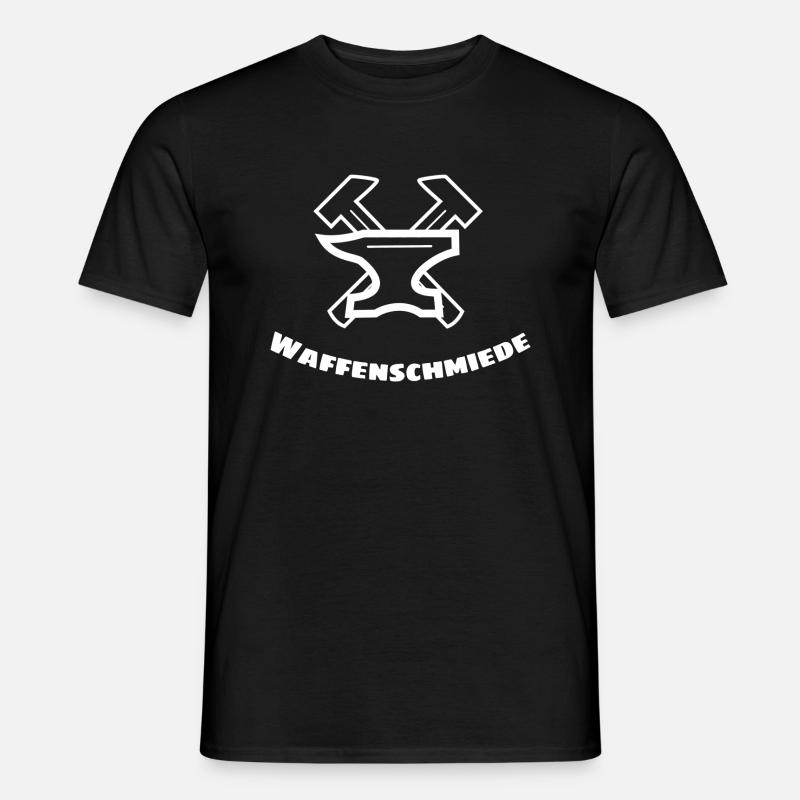 Waffenschmiede - Männer T-Shirt - Schwarz