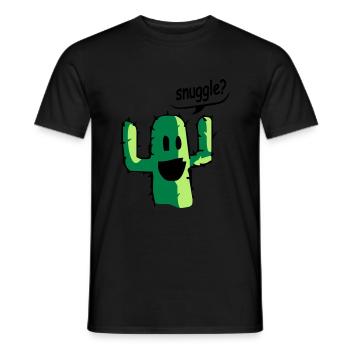 snuggle - T-shirt homme - noir - Devant - AI Model Male 178 light (178cm)