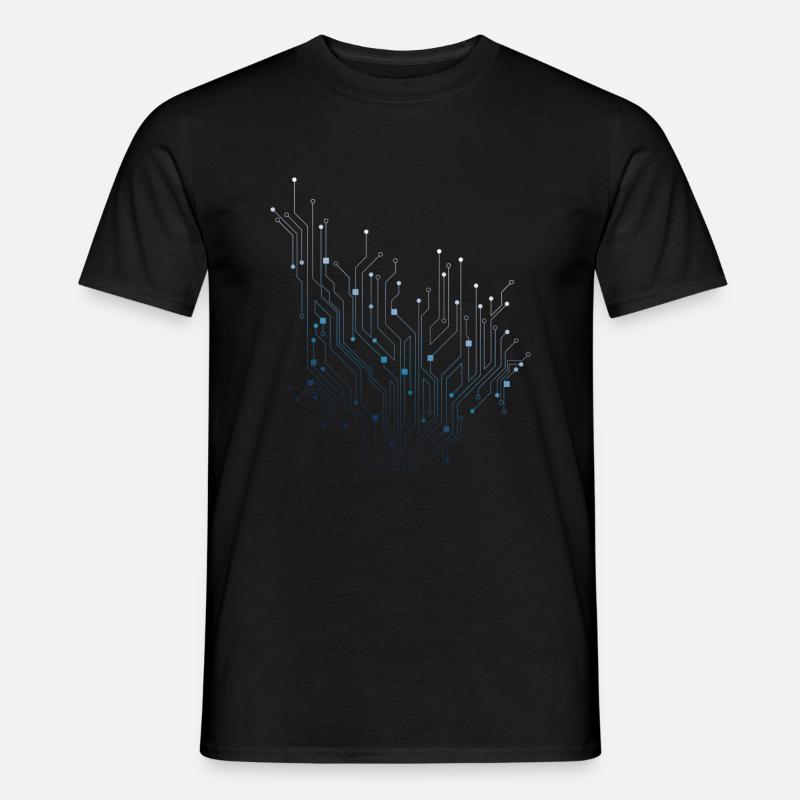 elektronik 2 - Männer T-Shirt - Schwarz