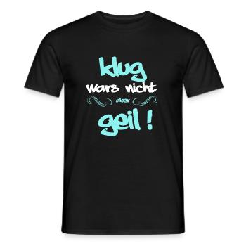 cadeau cool intelligent cool cool - T-shirt homme - noir - Devant - AI Model Male 178 light (178cm)