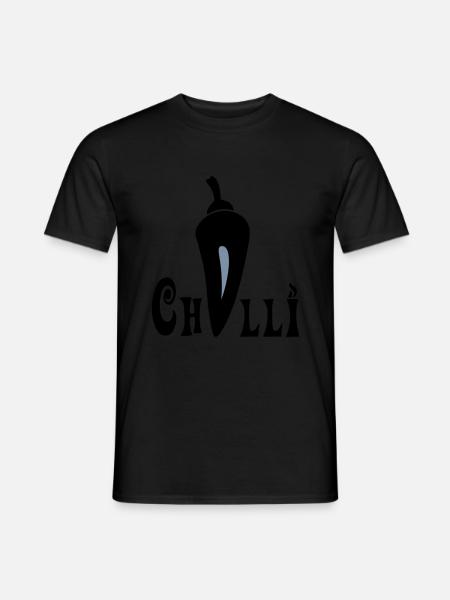 Chilli - Männer T-Shirt - Schwarz