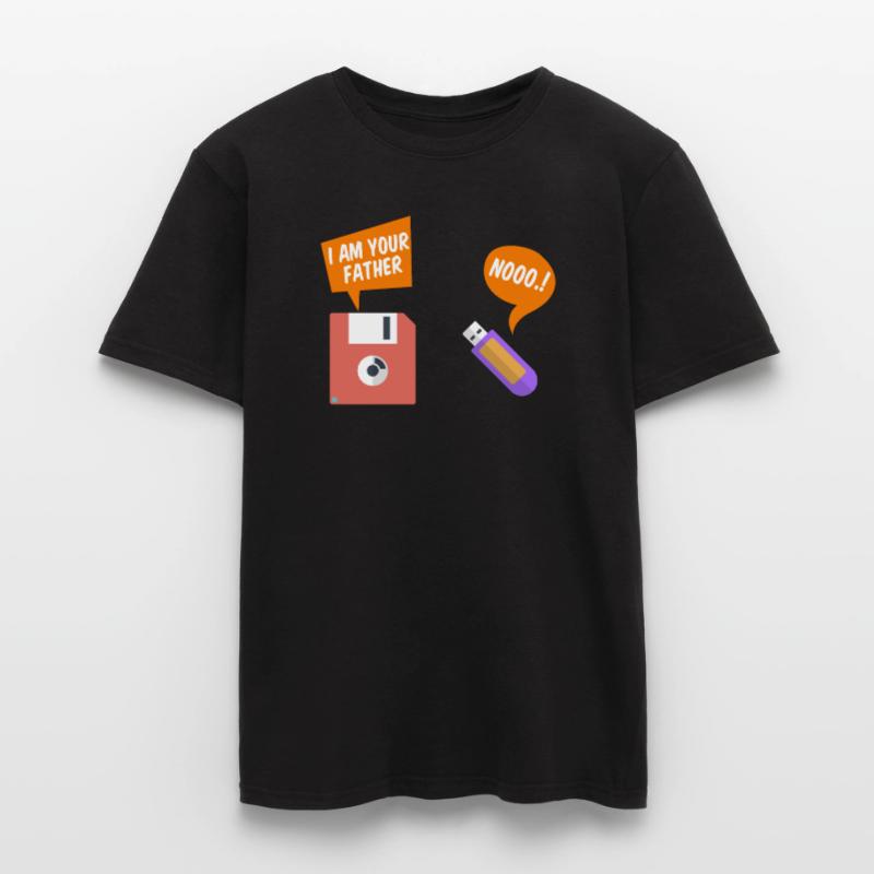 Programmierer Witz Spaß Diskette USB Spruch Männer T-Shirt