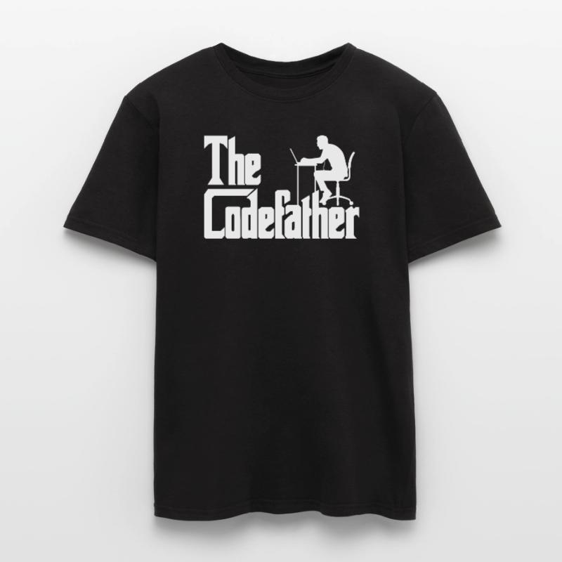 Programmierer Code Entwickler Codefather Spruch Männer T-Shirt