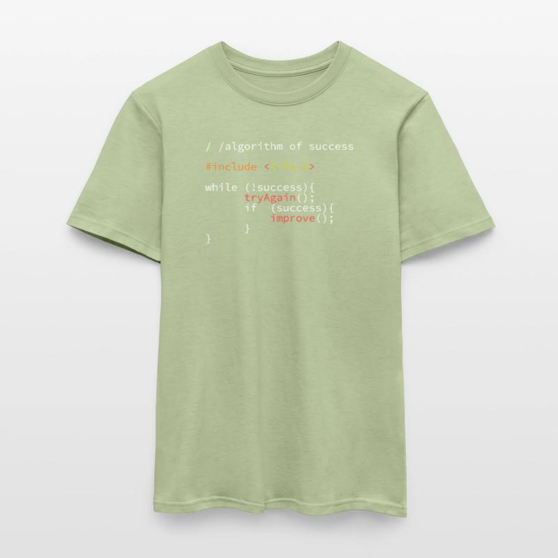 Algorithm of success Nerd Programmcode Entwickler Männer T-Shirt