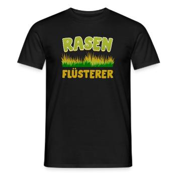 Gardening gardener saying lawn joke garden - Men's T-Shirt - black - Front - AI Model Male 178 light (178cm)