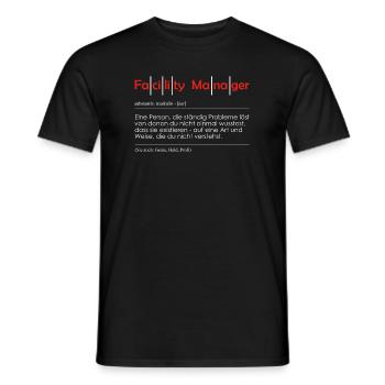 Caretaker saying caretaker gift meaning - Men's T-Shirt - black - Front - AI Model Male 178 light (178cm)
