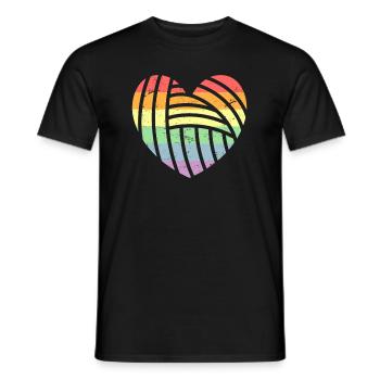 LGBT Pride Gay Lesbiennes cadeau Gay Pride - T-shirt homme - noir - Devant - AI Model Male 178 light (178cm)