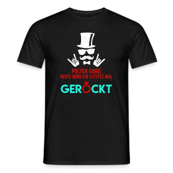 Junggeselle Junggesellenabschied Polterabend - Männer T-Shirt - Schwarz - Vorne - AI Model Male 178 light (178cm)