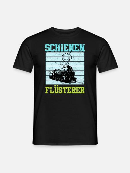 Modelleisenbahn Modellbauer Spruch Gleise - Männer T-Shirt - Schwarz