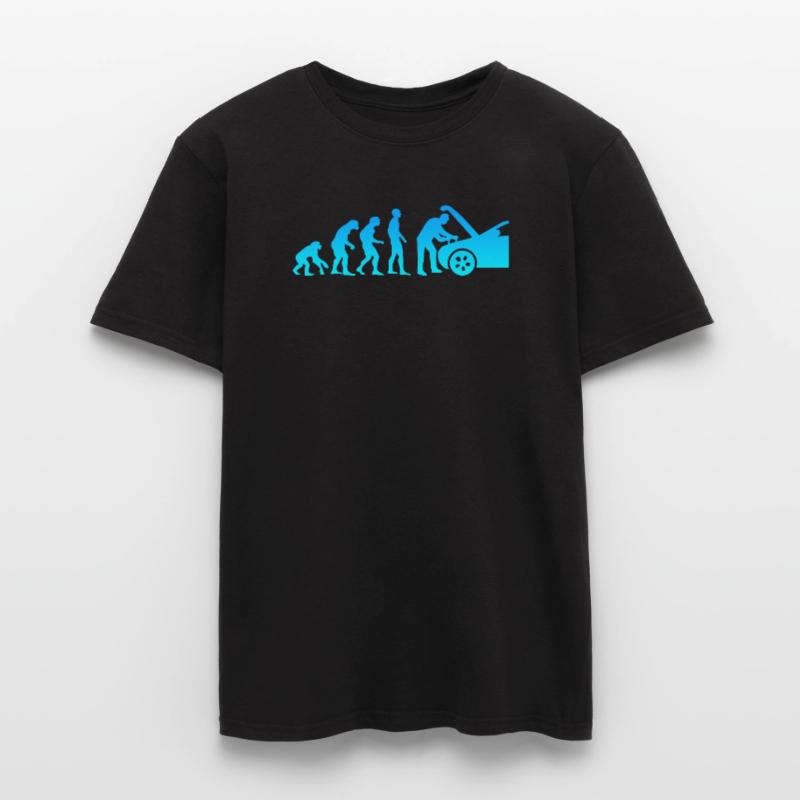 Auto mechanic auto screwdriver evolution auto tuner Men’s T-shirt