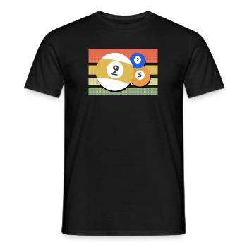 8-Ball Pool Spieler Billardspieler Billard - Männer T-Shirt - Schwarz - Vorne - AI Model Male 178 light (178cm)