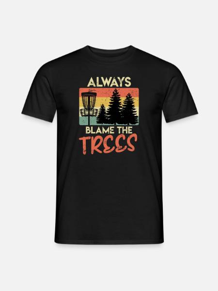 Disc Golf Spruch Discgolf Vintage Retro - Männer T-Shirt - Schwarz