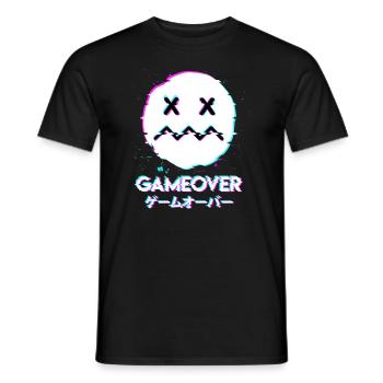 Technomusik Techno Party Festival Acid Face - Männer T-Shirt - Schwarz - Vorne - AI Model Male 178 light (178cm)