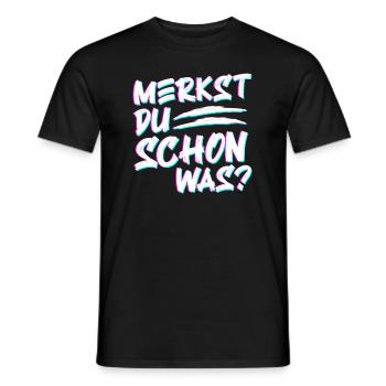 Merkst du schon was? LSD MDMA Kokain Party Drogen - Männer T-Shirt - Schwarz - Vorne - AI Model Male 178 light (178cm)