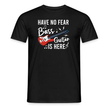 Rocker Rock musique basse guitare basse guitariste - T-shirt homme - noir - Devant - AI Model Male 178 light (178cm)
