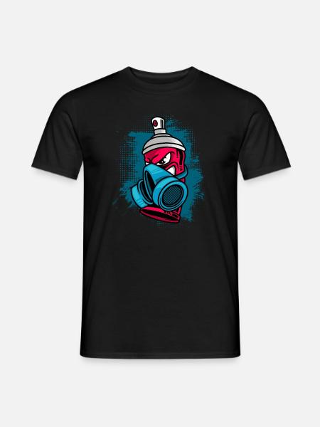 Spray Can Painter Art Graffiti - Men's T-Shirt - black