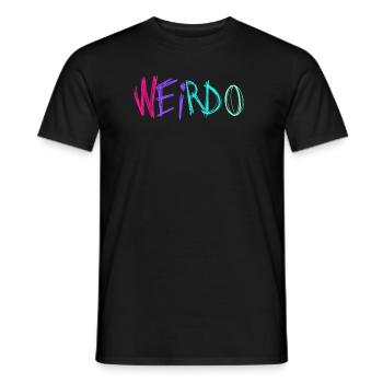 Weirdo Rockmusik Punk Rock Gothic Emo Kawaii Weird - Männer T-Shirt - Schwarz - Vorne - AI Model Male 178 light (178cm)