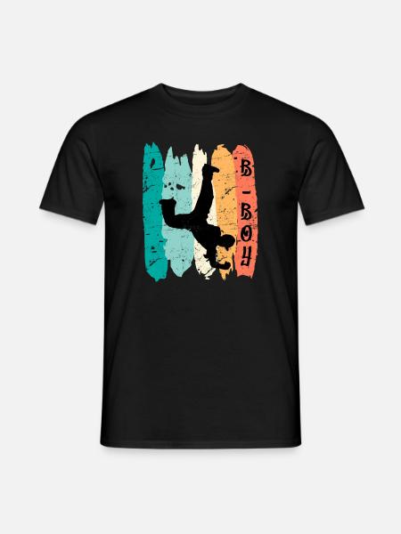 B-Boy Breakdancer Street Art Urban Danse Hip Hop - T-shirt homme - noir