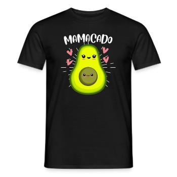 Mamacado cadeau future mama grossesse - T-shirt homme - noir - Devant - AI Model Male 178 light (178cm)