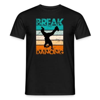 Hip Hop Urban Dance Breakdancer Street Art Dancing - T-shirt homme - noir - Devant - AI Model Male 178 light (178cm)
