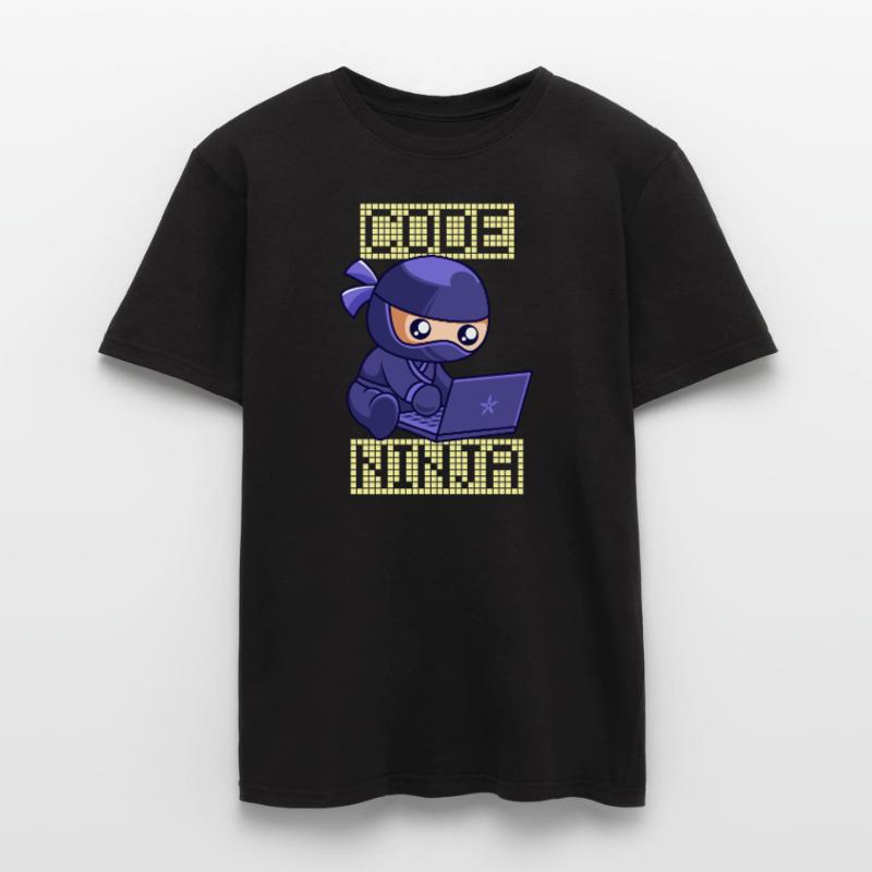 Code Ninja Coder Sofware développeur programmeur T-shirt homme