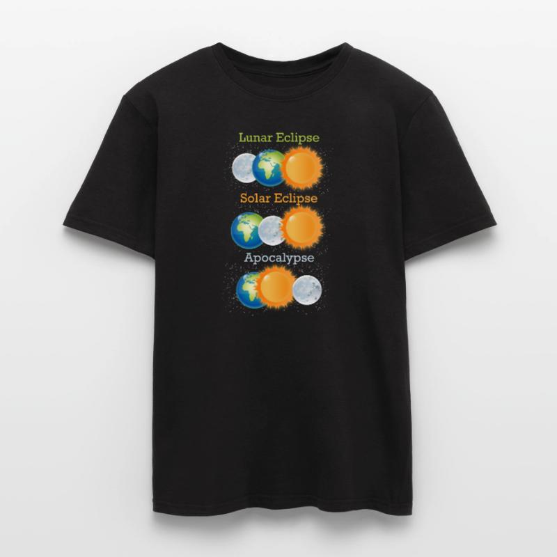 Lunar Eclipse Solar Eclipse Apocalypse Men's T-Shirt