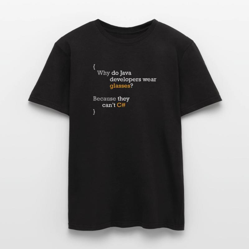 C# Code blague programmeur Hacker C Sharp Coder T-shirt homme