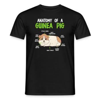 Anatomie d’un cobaye Cobaye - T-shirt homme - noir - Devant - AI Model Male 178 light (178cm)