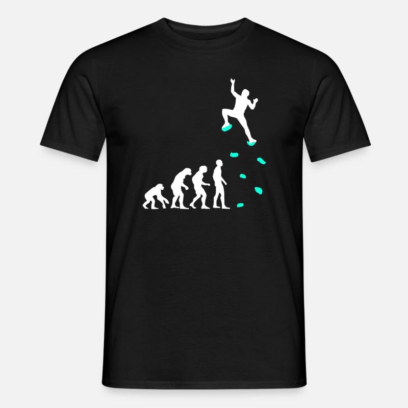 Climbing Evolution Climbing Handles Climbing Wall - Men’s T-shirt - black