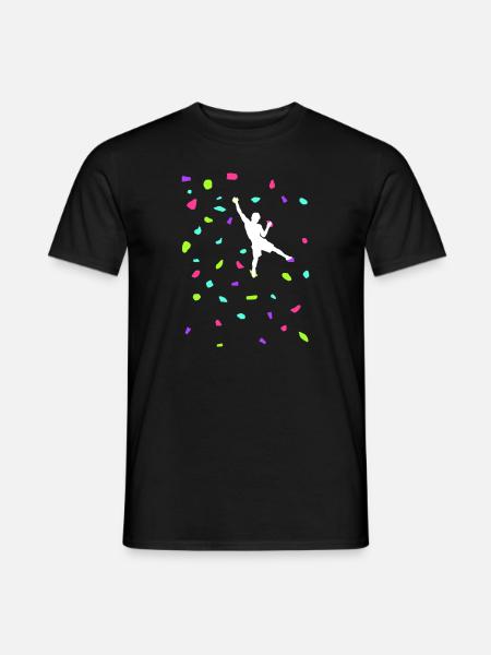 Poignées d’escalade Escalade Bouldern Boulderhalle - T-shirt homme - noir