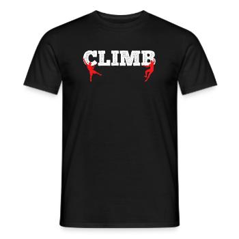 Escalade rocheuse Boulder Escalade libre - T-shirt homme - noir - Devant - AI Model Male 178 light (178cm)