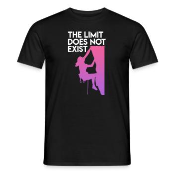 Escalade sans limite escalade de roches Sports d’escalade - T-shirt homme - noir - Devant - AI Model Male 178 light (178cm)