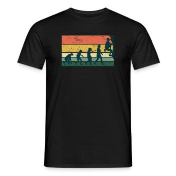 Retro Grimpeurs Alpinistes Escalades - T-shirt homme - noir - Devant - AI Model Male 178 light (178cm)