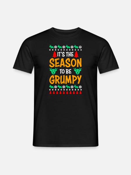Weihnachtsmuffel Anti Weihnachten - Männer T-Shirt - Schwarz