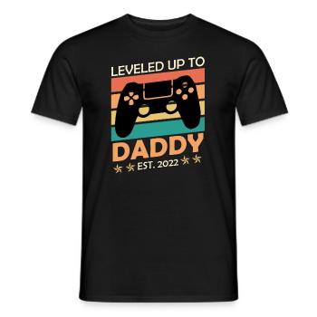 Werdender Papa 2022 Vatertag Vater 2022 - Männer T-Shirt - Schwarz - Vorne - AI Model Male 178 light (178cm)