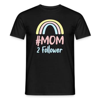 Schwanger mit Zwillingen Zwillingsmutter Mama 2022 - Männer T-Shirt - Schwarz - Vorne - AI Model Male 178 light (178cm)