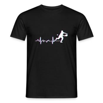 Pickleball Herzschlag Pickleball Joueurs - T-shirt homme - noir - Devant - AI Model Male 178 light (178cm)