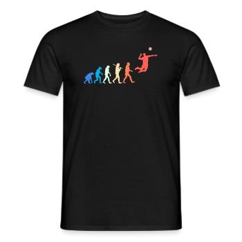 Joueur de volleyball Servir Joueur de volleyball - T-shirt homme - noir - Devant - AI Model Male 178 light (178cm)