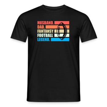 Fantasy Football Dire Mari Papa Fantasy - T-shirt homme - noir - Devant - AI Model Male 178 light (178cm)