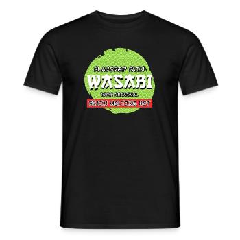 Wasabi Flavored Pain Spicy Sushi Spicy Eater - Men's T-Shirt - black - Front - AI Model Male 178 light (178cm)