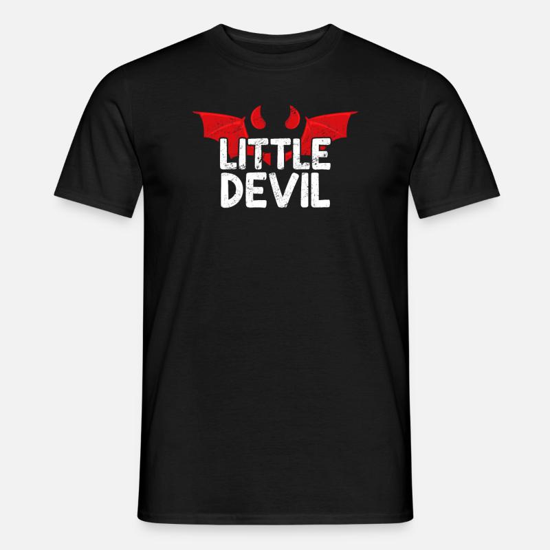 Little Devil Teufel Teufelchen Satan - Männer T-Shirt - Schwarz