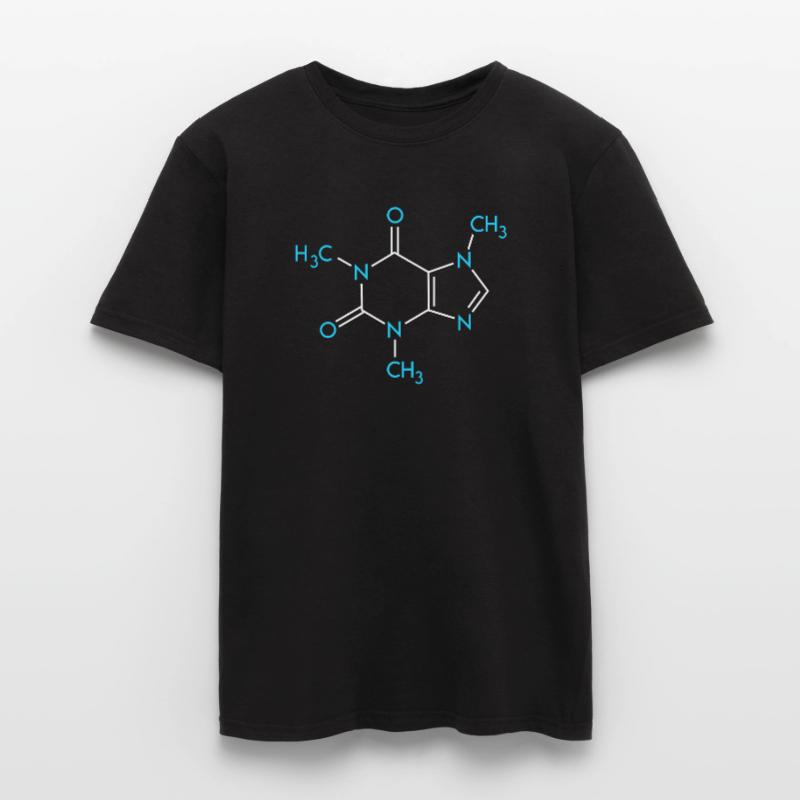 Formule de café Chimie Nerd Formule structurelle T-shirt homme