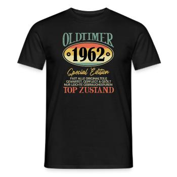 Oldtimer 1926 Top Zustand 60. Geburtstag 60 Jahre - Männer T-Shirt - Schwarz - Vorne - AI Model Male 178 light (178cm)