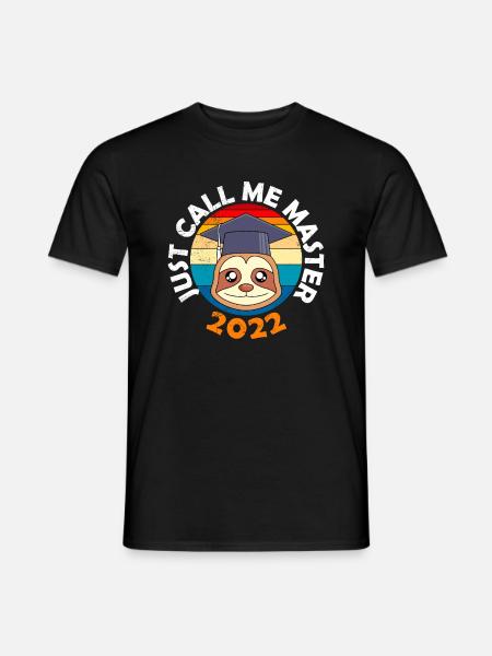 Master? No Problem! Master's Degree - Men's T-Shirt - black