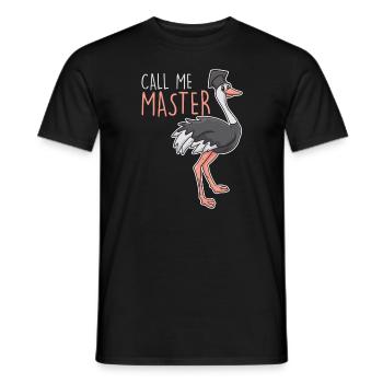 Master Graduate 2022 Master's Degree - Men's T-Shirt - black - Front - AI Model Male 178 light (178cm)