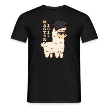 Master 2022 Diplôme Master Hut - T-shirt homme - noir - Devant - AI Model Male 178 light (178cm)